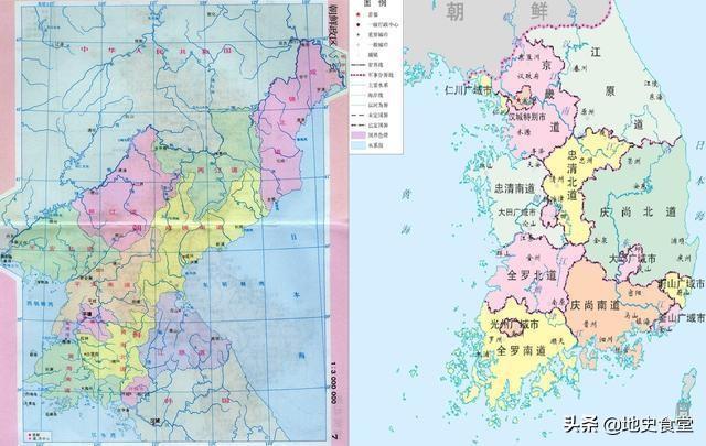 朝鲜跟韩国哪个面积大(朝鲜和韩国是同一个国家)