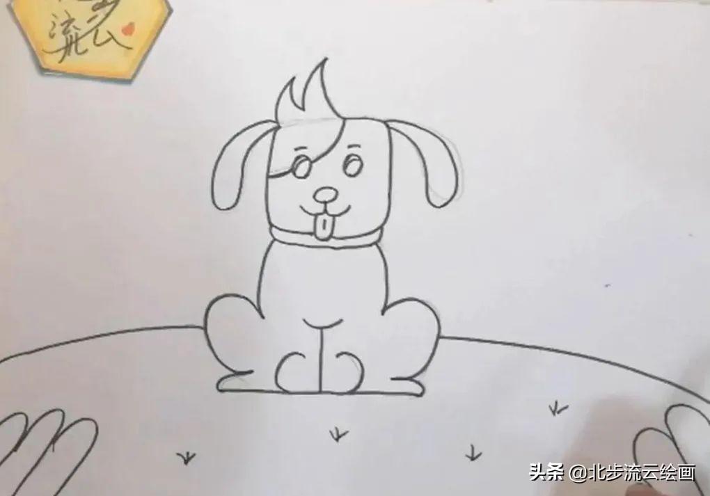 怎样画小狗最简单(学画小狗)