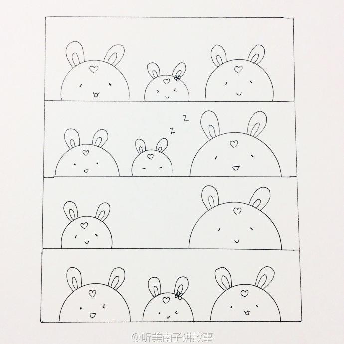 如何画小兔子的简笔画(怎么画小兔子简笔画)