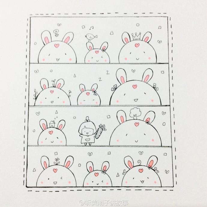 如何画小兔子的简笔画(怎么画小兔子简笔画)